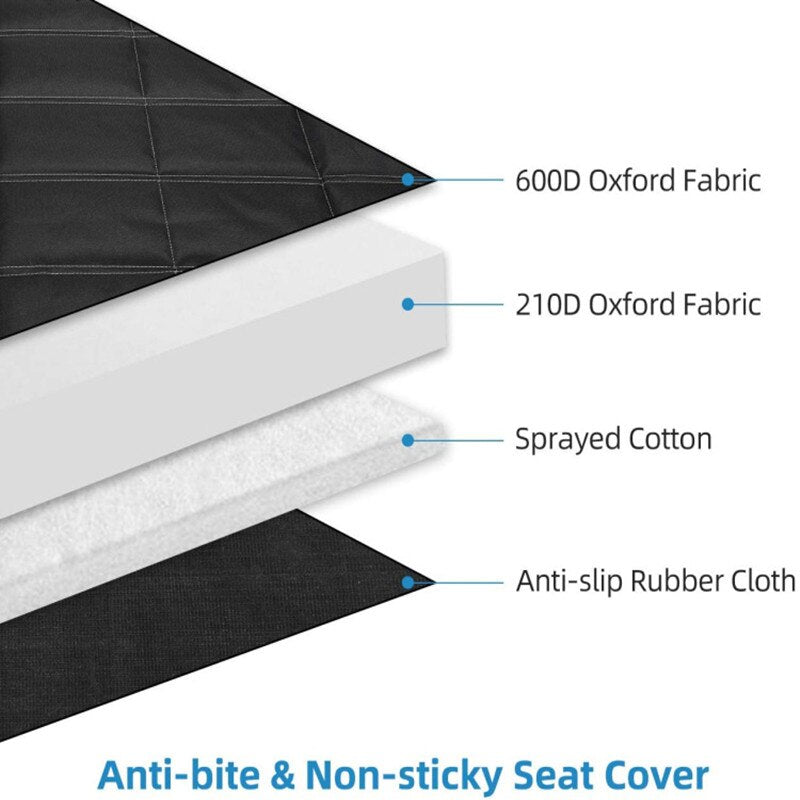 Waterproof Pet Car Cover Mat Dog Car Bed Traveling Car Backseat Mat Dirt Resistant And Scratch Resistant For Medium&Large Dog