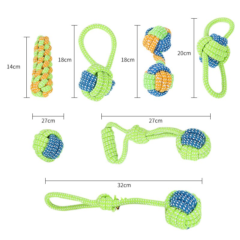 Pet Dog Toys for Large Small Dogs Toy Interactive Cotton Rope Dog Toys