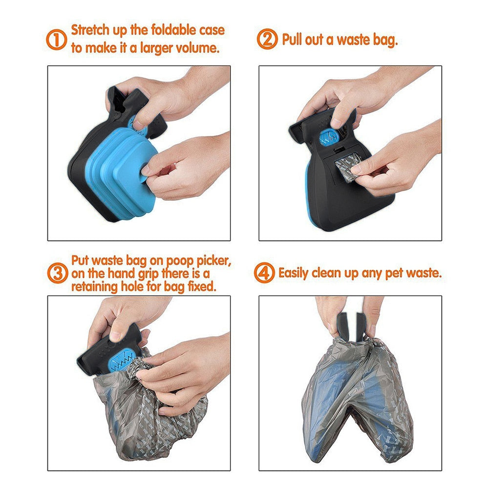 Dog Travel Foldable Pooper Scooper With/Without Bags